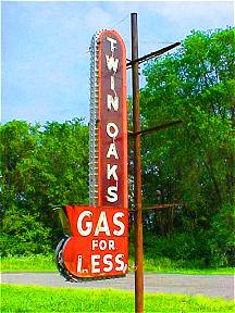 Old Gas Station Sign