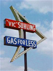 Old Gas Station Sign