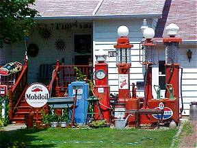 Odell Vintage Gas Pumps