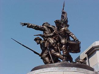 Sculpture at Lincoln's Tomb