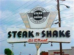 Steak and Shake Classic Sign