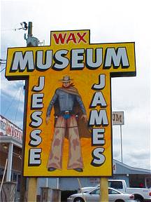 Jesse James Wax Museum in Stanton