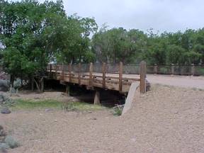 Wooden Route 66 Bridge at La Bajada