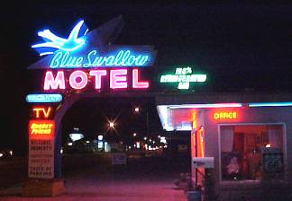 Famous Blue Swallow Motel in Tucumcari