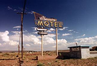 Bluewater Motel Sign