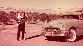 Dad and Brother in Gallup Area 1956