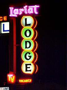 Lariat Lodge Neon