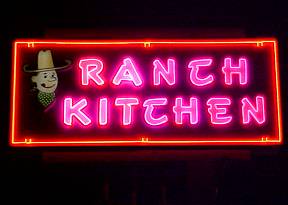 Ranch Kitchen Neon