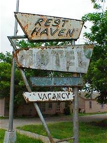 Rest Haven Motel Sign