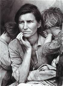 Dorthea Lange's Migrant Mother 1936