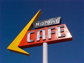 MidPoint Cafe Sign