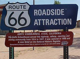 Goffs Roadside Attraction Sign