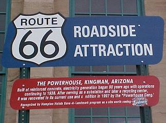 Powerhouse Roadside Attraction Sign