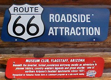 Museum Club Roadside Attraction Sign