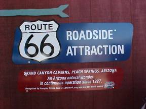 Caverns Roadside Attraction Sign