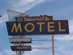 Bluewater Motel Sign