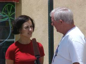 Christina & Jim at Sign Dedication