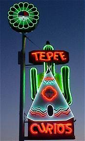 Tee Pee Curios Neon