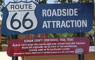 Vega's Roadside Attraction Sign