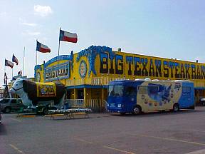 Big Texan and the Route 66 Caravan