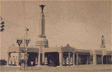 1936 Tower Station Postcard