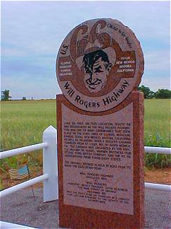 Texola Will Rogers Monument