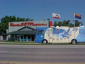 Route 66 Caravan at the Route 66 Museum in Clinton