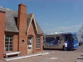 Route 66 Caravan at the Chandler Phillips Station