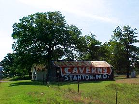 Merimac Caverns Sign