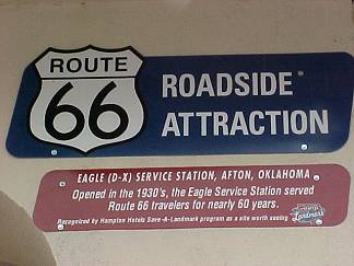 Afton Roadside Attraction Sign