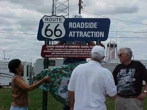 Roadside Attraction Sign Unveiling