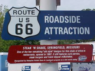 Steak & Shake Attraction Sign