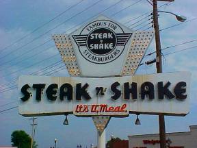 Steak & Shake Sign