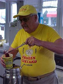Ted Drewes at Work