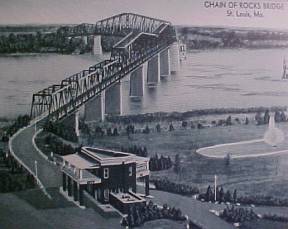 Chain of Rocks Bridge 1930s