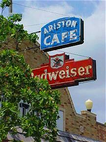 Ariston Cafe Sign