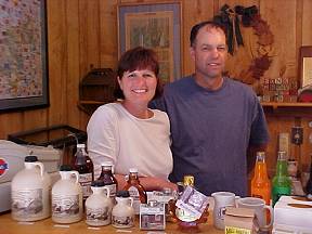 Debby and Mike Funk in the Store