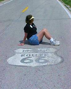 Lynn Bagdon on Route 66