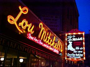 Lou Mitchell's Neon