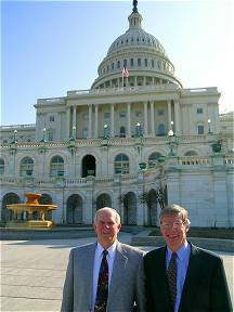 Jim Conkle and Glen Duncan at the Capitol