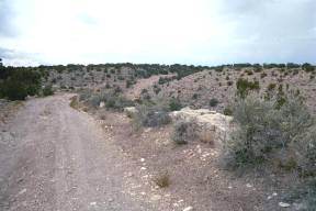 1914 - 1937 Alignment of Route 66 at Padre Canyon