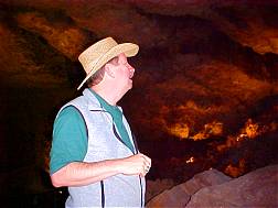 John Tours the Cave