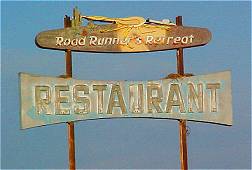 Road Runner's Retreat Sign 2003