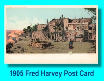 Fred Harvey Grand Canyon Post Card
