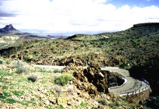 Gold Road Hairpin Curve