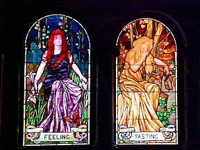 The Senses Stained Glass Windows