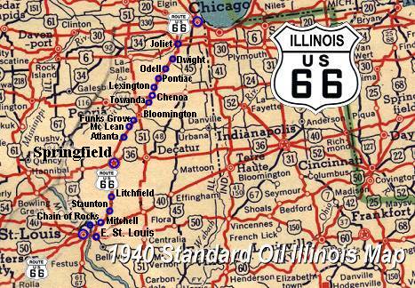 Travel Cyber Route 66 in Illinois