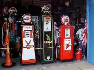 Vintage Pumps at Shea's Gas Station