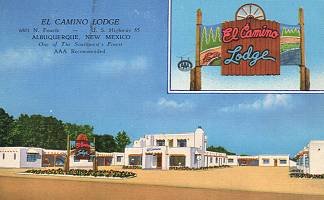 Old Motel Postcard