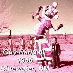 Author in 1956 at Bluewater, New Mexico